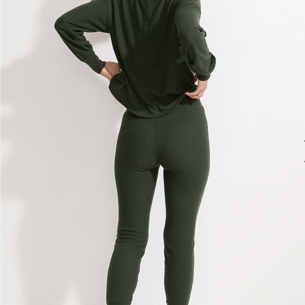 Madewell Brushed Waffle Knit Pajama Set - Picture 7 of 8